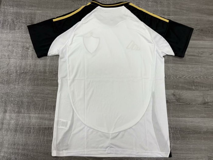 with Sponor Logo Fan Version 2025-2026 América Mineiro Away White Soccer Jersey Football Shirt