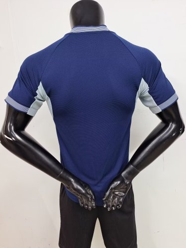 Player Version 2025 Algeria Dark Blue Soccer Jersey Football Shirt