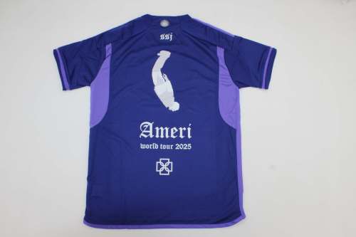 Fan Version 2025 Argentina X DUKI Purple Soccer Jersey Football Shirt