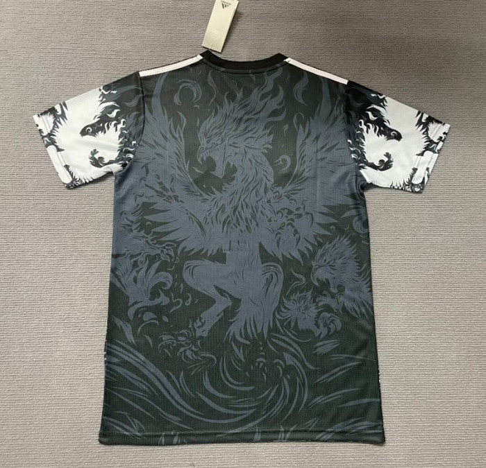 Fan Version 2025 Japan Black Comic Soccer Jersey Football Shirt