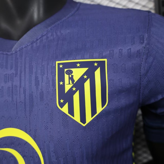 Player Version 2025-2026 Atletico Madrid Away Soccer Jersey Football Shirt