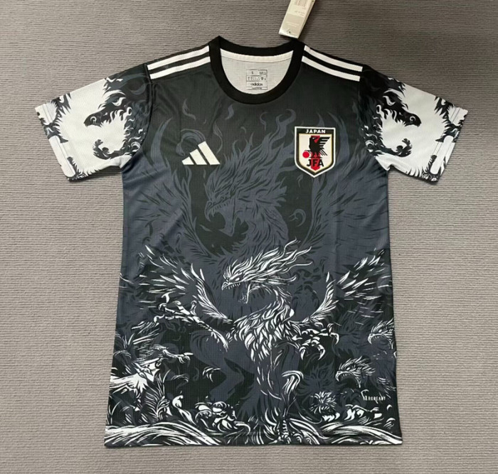 Fan Version 2025 Japan Black Comic Soccer Jersey Football Shirt