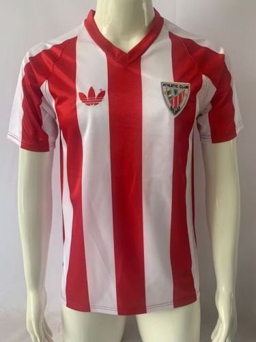 Retro Jersey 1986-1987 Athletic Bilbao Home Soccer Jersey Vintage Football Shirt