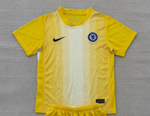 Fans Version 2025-2026 Chelsea Yellow Goalkeeper Soccer Jersey Football Shirt