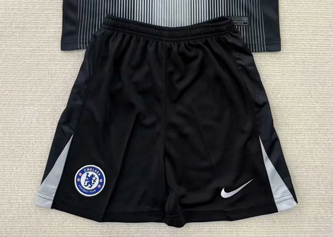 Fan Version 2025-2026 Chelsea Black Goalkeeper Soccer Shorts Football Shorts