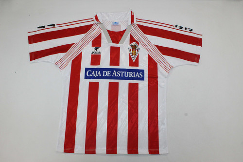 Retro Jersey 1994-1995 Sporting Gijon Home Soccer Jersey Vintage Football Shirt