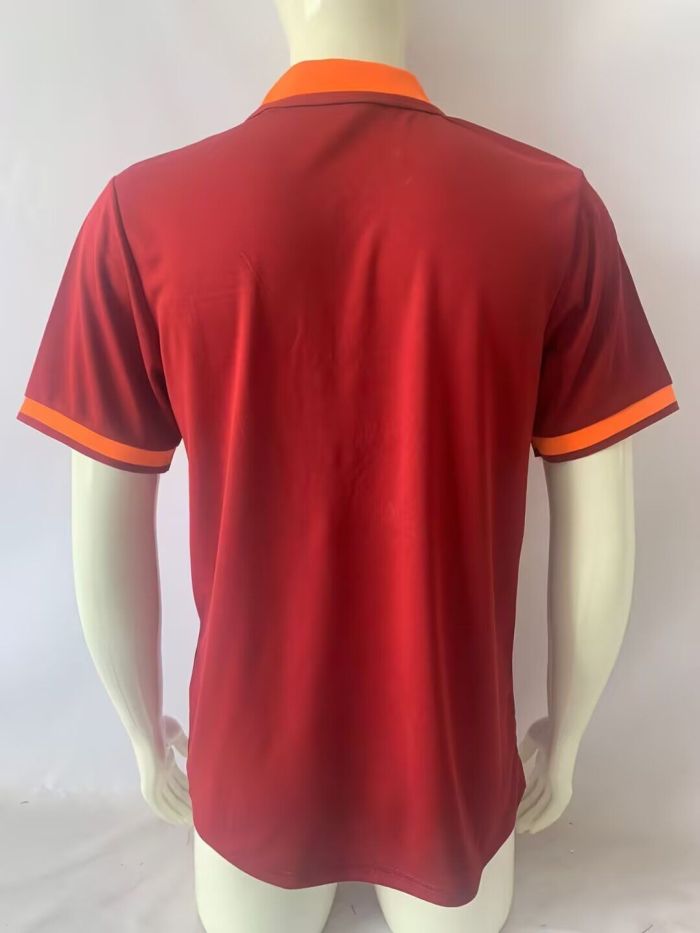 Retro Jersey 1982-1983 As Roma Home Soccer Jersey Vintage Football Shirt