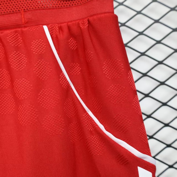 Player Version 2025-2026 Bayern Munich Home Soccer Shorts Football Shorts