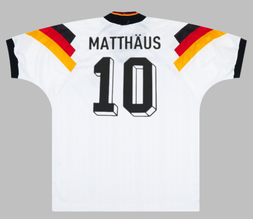 Retro Jersey 1992 Germany MATTHAUS 10 Home Soccer Jersey Vintage Football Shirt
