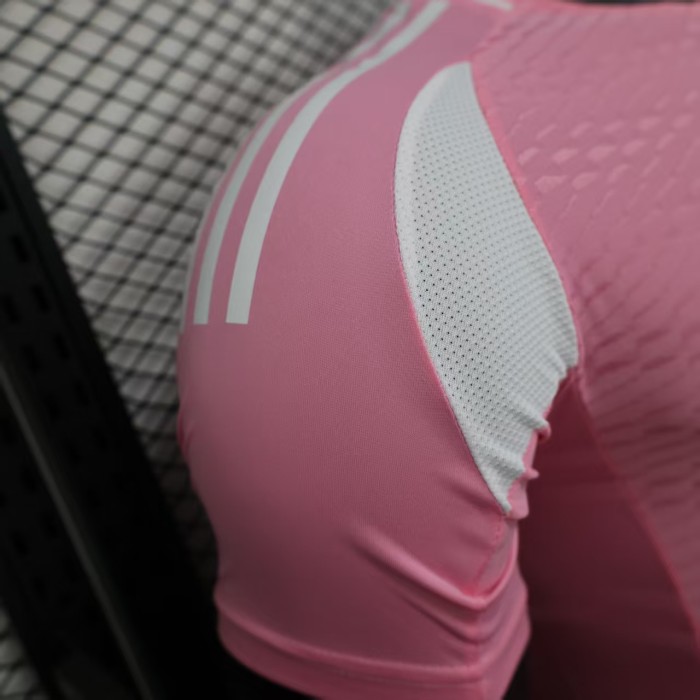 Player Version 2025 Argentina Pink Soccer Jersey Camisetas de Futbol