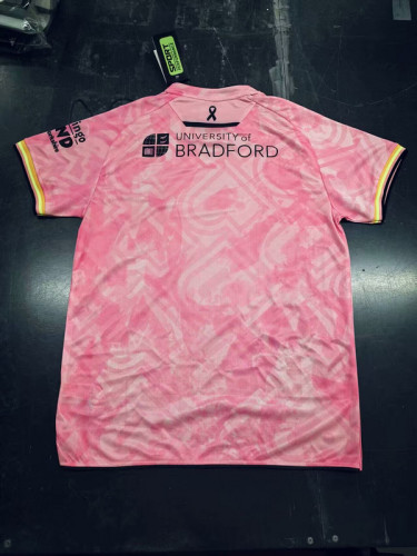 Fan Version 2025-2026 Bradford City Pink Soccer Jersey Football Shirt