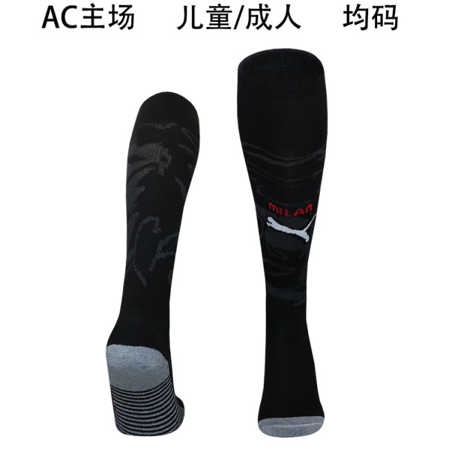 Youth/Adult 2025-2026 AC Milan Home Soccer Socks Football Socks