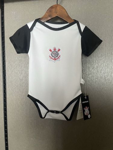 Baby Cloth 2025-2026 Corinthians Home Soccer Jersey Baby Onesies