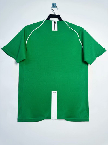 Retro Jersey Manchester United 2007-2008 Green Goalkeeper Soccer Jersey Vintage Football Shirt