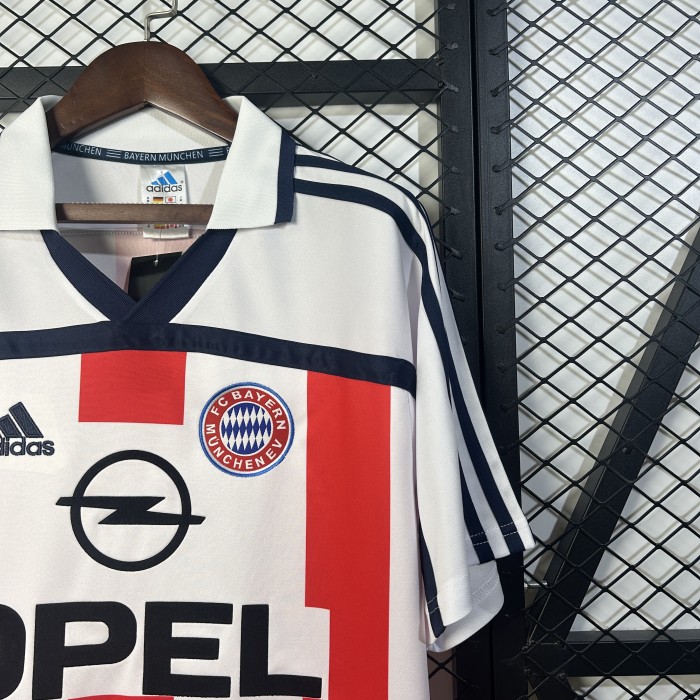 Retro Jersey 2000-2002 Bayern Munich Away Soccer Jersey Vintage Football Shirt