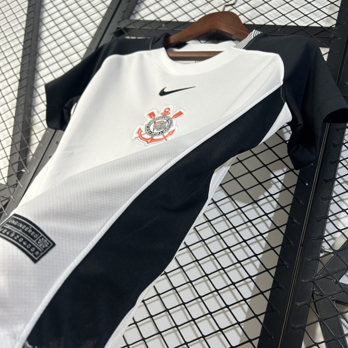 Woman 2025-2026 Corinthians Home Soccer Jersey Girl Football Shirt