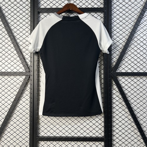 Woman 2025-2026 Corinthians Away Black Soccer Jersey Girl Football Shirt