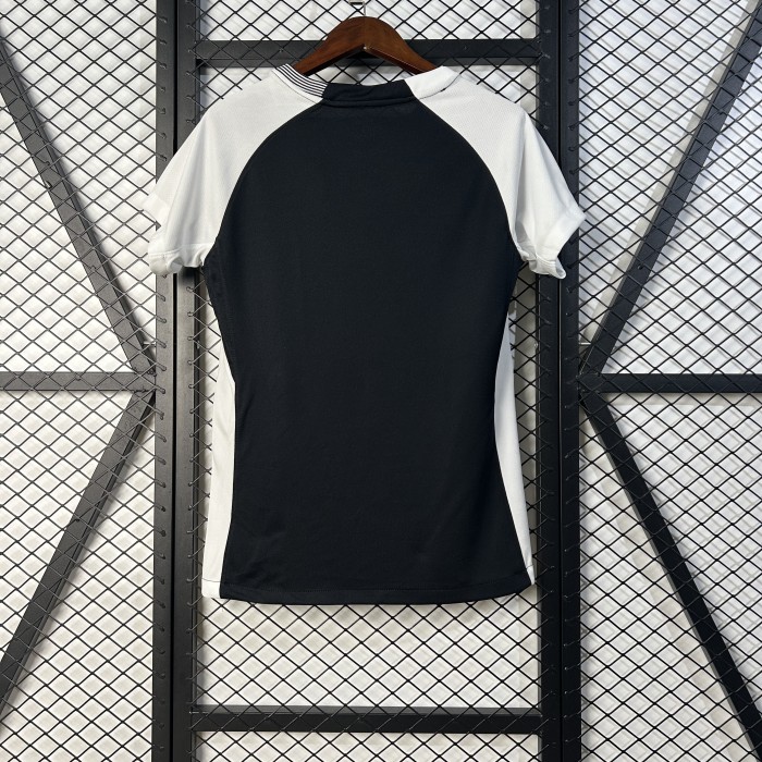 Woman 2025-2026 Corinthians Away Black Soccer Jersey Girl Football Shirt