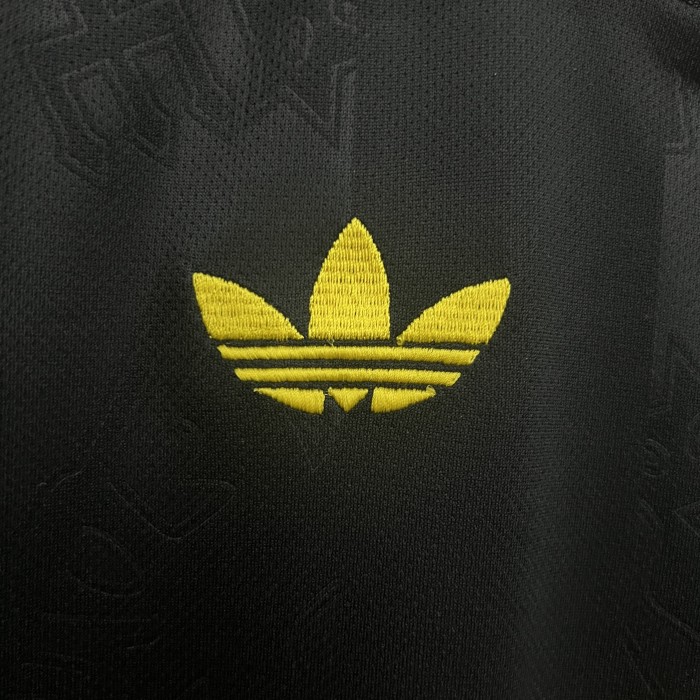 Fan Version 2025-2026 Manchester United Third Away Black Soccer Jersey Football Shirt