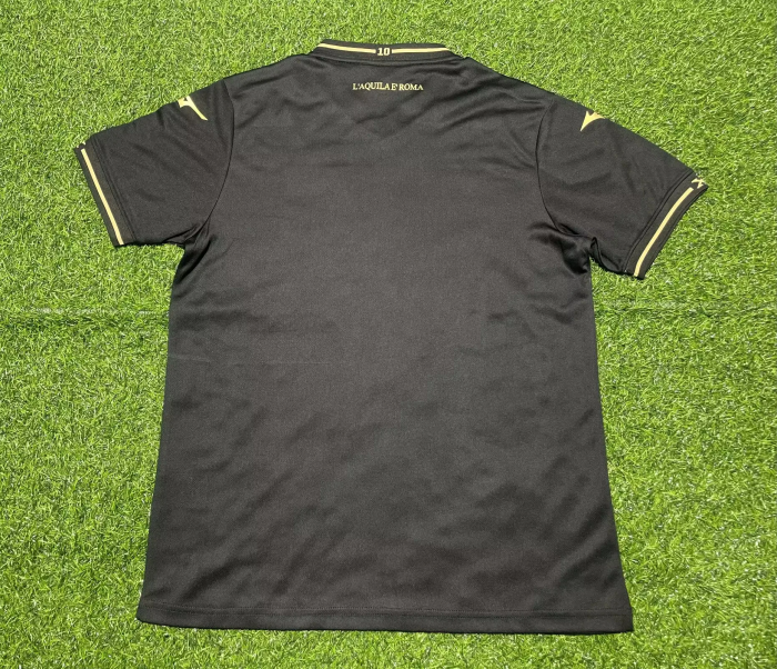 Retro Jersey 2022-2023 Lazio 10th Anniversary Black Soccer Jersey Vintage Football Shirt