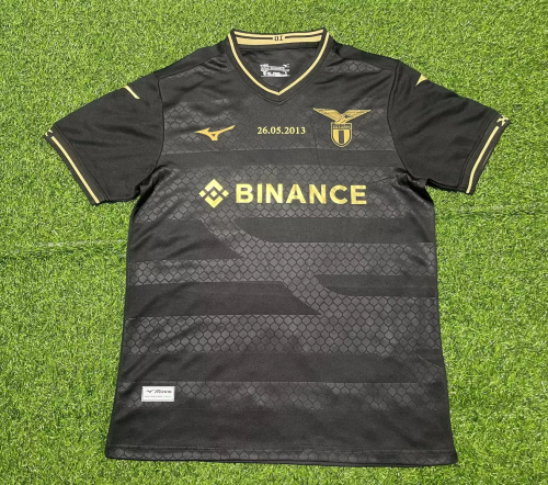 Retro Jersey 2022-2023 Lazio 10th Anniversary Black Soccer Jersey Vintage Football Shirt