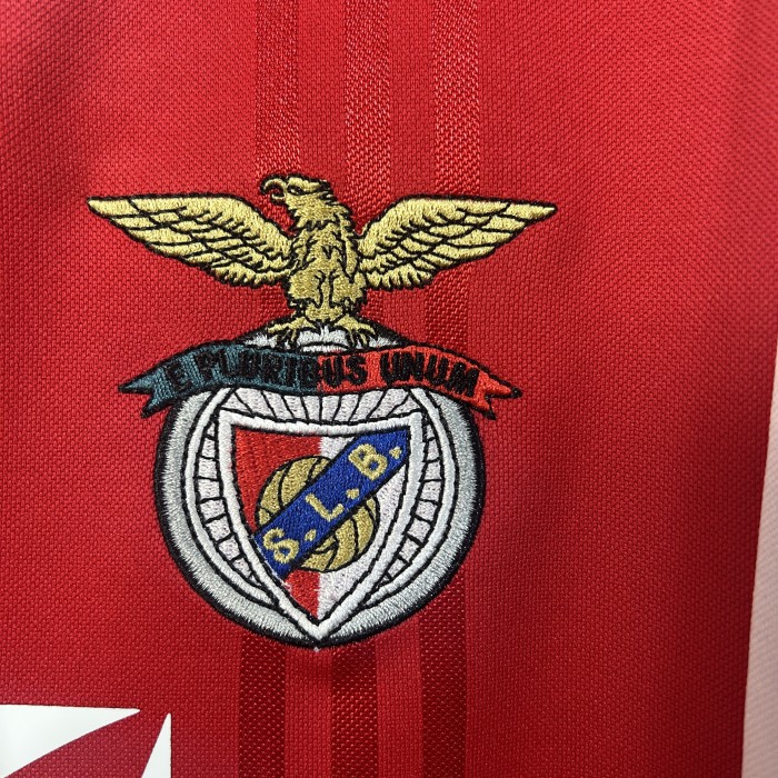 Retro Jersey 1997-1998 SL Benfica Home Soccer Jersey Vintage Football Shirt