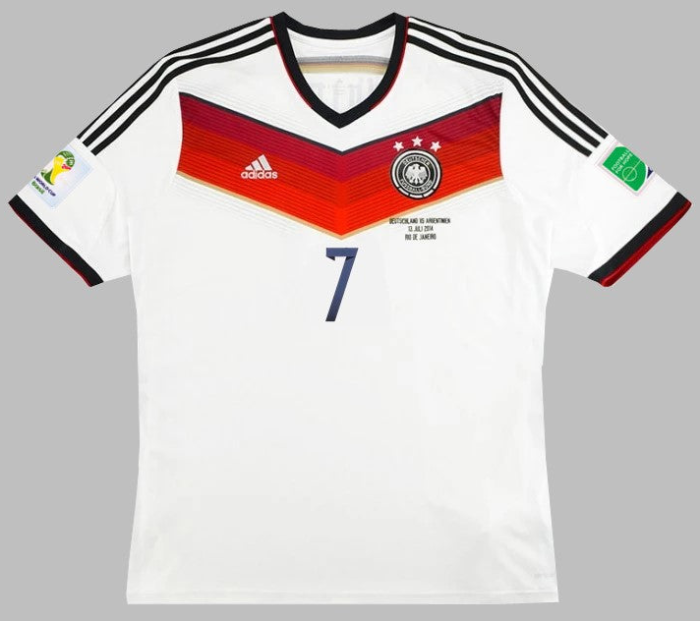 with Front Lettering+3 Stars+World Cup Patch Retro Jersey Germany 2014 SCHWEINSTEIGER 7 Home Soccer Jersey Vintage Football Shirt