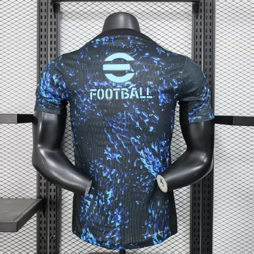 Player Version 2025-2026 Inter Milan Black/Blue Special Edition Soccer Jersey Football Shirt