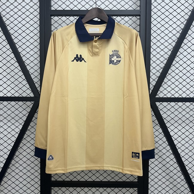Long Sleeve Fan Version 2025-2026 Deportivo La Coruna 25th Anniversary Soccer Jersey Camisetas de Futbol