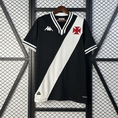 Fan Version 2025-2026 Vasco Da Gama Black Soccer Jersey Footall Shirt