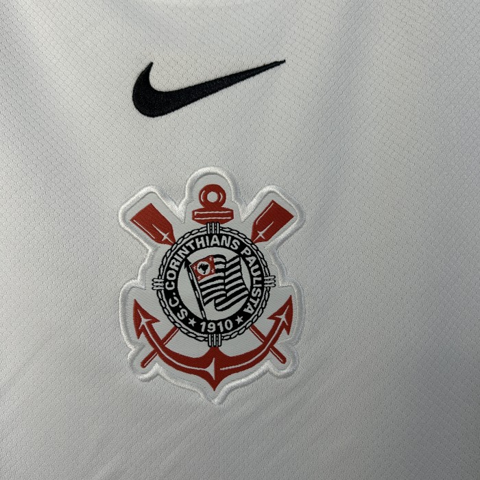 Woman 2025-2026 Corinthians Home Soccer Jersey Girl Football Shirt