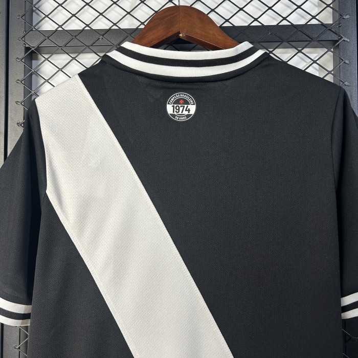 Fan Version 2025-2026 Vasco Da Gama Black Soccer Jersey Footall Shirt