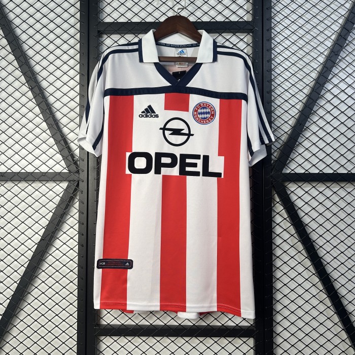 Retro Jersey 2000-2002 Bayern Munich Away Soccer Jersey Vintage Football Shirt