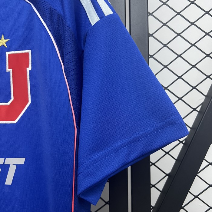 Fans Version 2025-2026 Club Universidad de Chile Blue Special Edition Soccer Jersey Football Shirt