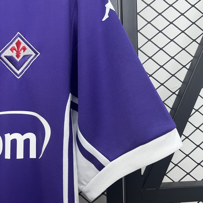Florence Maillot Fan Version 2025-2026 Fiorentina Home Soccer Jersey