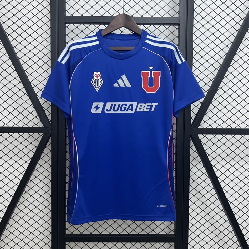 Fans Version 2025-2026 Club Universidad de Chile Blue Special Edition Soccer Jersey Football Shirt