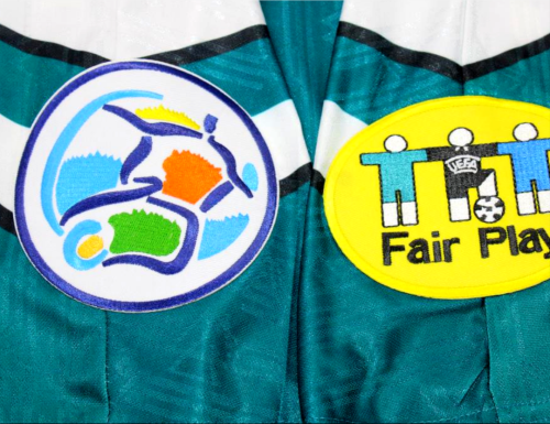 with Patch Retro Jersey 1996 Germany Away Soccer Jersey Green Vintage Football Shirt