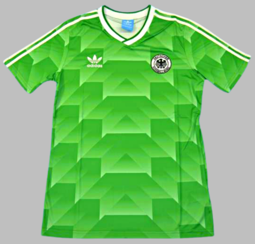 Retro Jersey 1990 Germany Away Green Vintage Soccer Jersey
