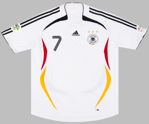 with World Cup Patch Retro Jersey 2006 Germany SCHWEINSTEIGER 7 Home Soccer Jersey Vintage Football Shirt