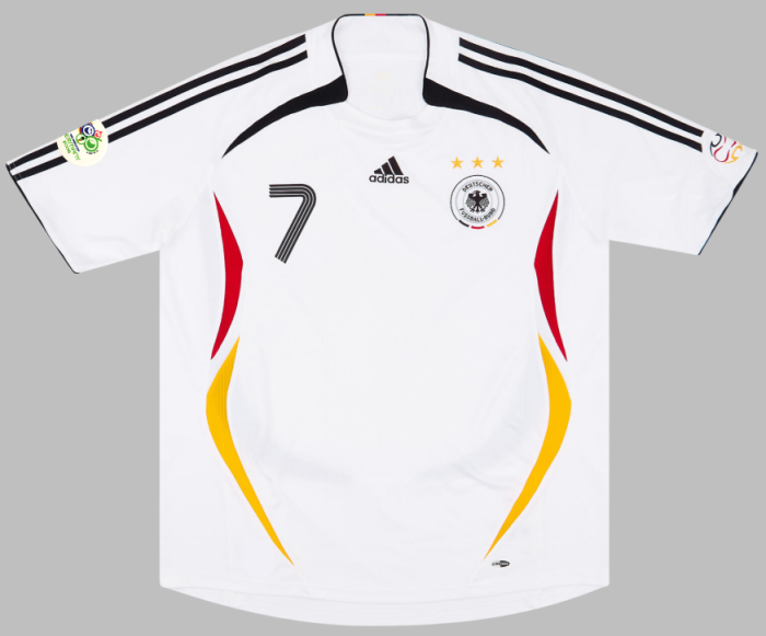 with World Cup Patch Retro Jersey 2006 Germany SCHWEINSTEIGER 7 Home Soccer Jersey Vintage Football Shirt