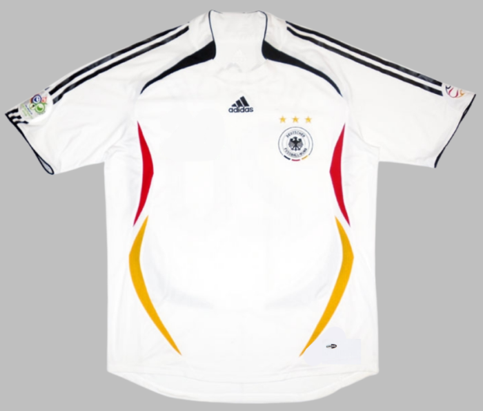 with World Cup Patch Retro Jersey 2006 Germany Home Soccer Jersey Vintage Football Shirt