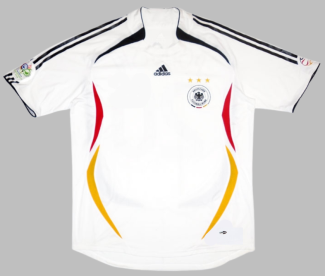 with World Cup Patch Retro Jersey 2006 Germany Home Soccer Jersey Vintage Football Shirt