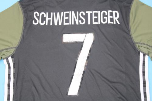 with Golden FIFA Patch Retro Jersey 2016 Germany SCHWEINSTEIGER 7 Away Soccer Jersey