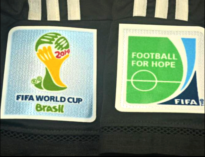 with Front Lettering+World Cup Patch Retro Jersey 2014 Germany GOTZE 19 Away Black/Red Soccer Jersey Vintage Football Shirt