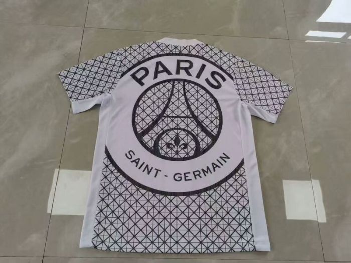 Fan Version 2025-2026 PSG Black/White Special Edition Soccer Training Jersey Paris Football Maillot