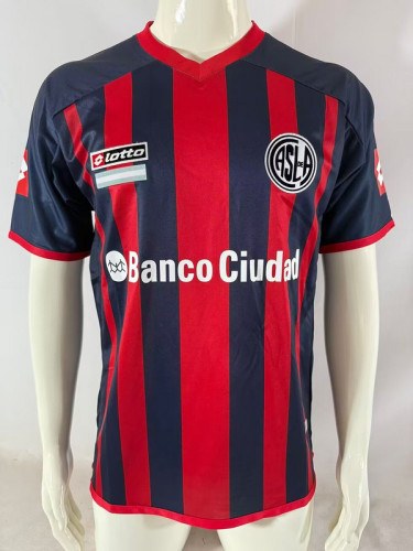 Retro Jersey 2013-2014 San Lorenzo Home Soccer Jersey Vintage Football Shirt