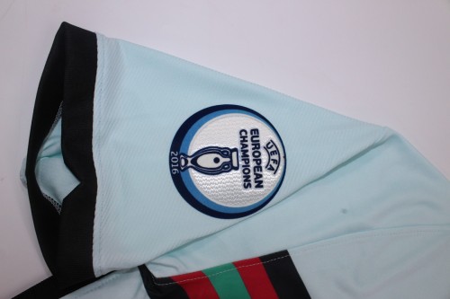 with Front Winner+European Champions Patch Retro Jersey Portugal 2020 Away Soccer Jersey Vintage Football Shirt