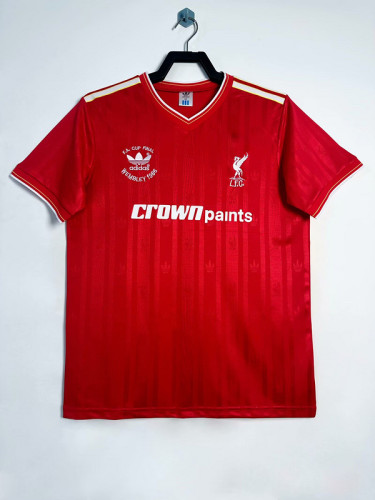 Retro Jersey 1986 Liverpool Fa Cup Final Home Soccer Jersey Vintage Football Shirt