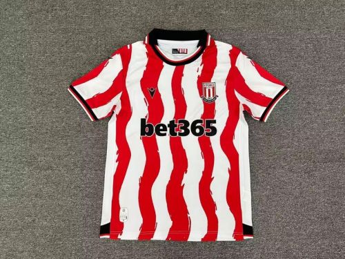 Fan Version Stoke City 2025-2026 Home Soccer Jersey Football Shirt
