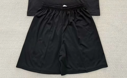 Fan Version 2025-2026 Athletic Bilbao Black Goalkeeper Soccer Shorts Football Shorts